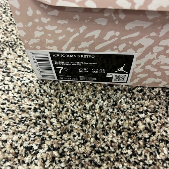 Nike Air Jordan 3 Retro “Desert Elephant” CT8532-008 Mens Size 7.5 OG Box - Picture 3 of 10
